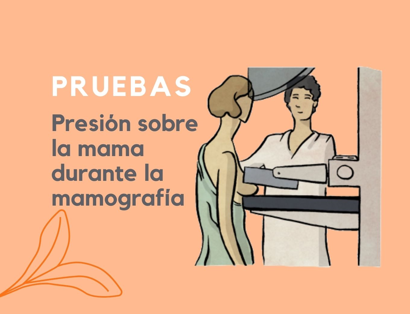 presion sobre la mama mamografia